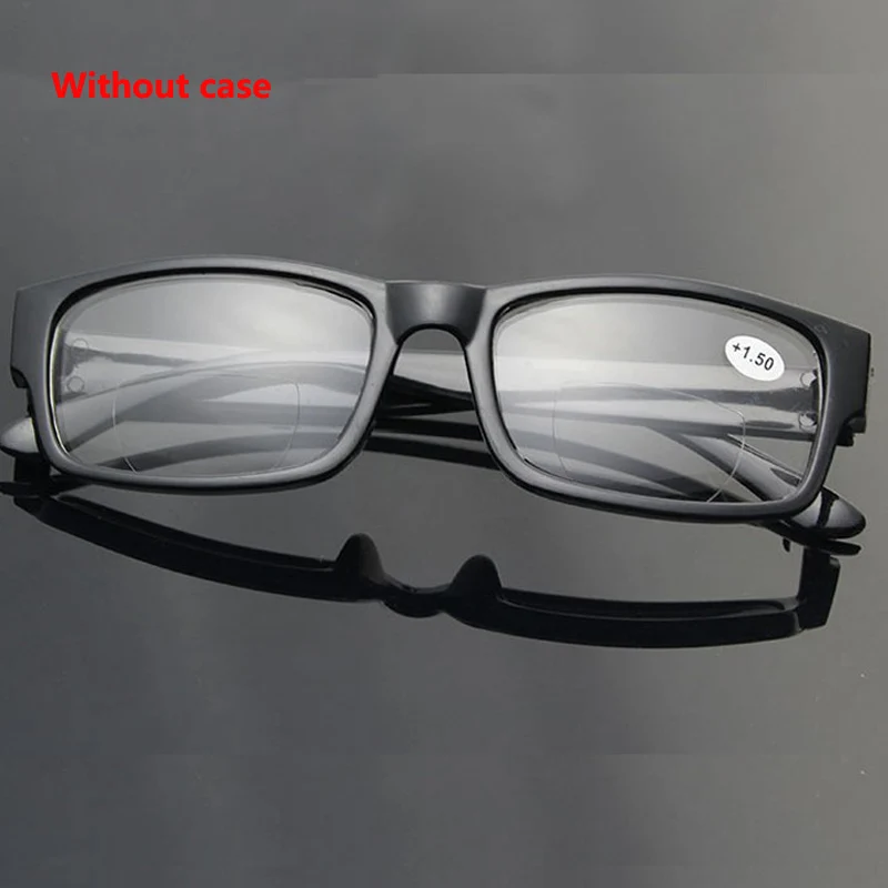 

Dual-light Reading Glasses See Far And Near Presbyopia Eyeglasses For Men And Women Diopter +1.0 To +4.0 Without Glasses Case