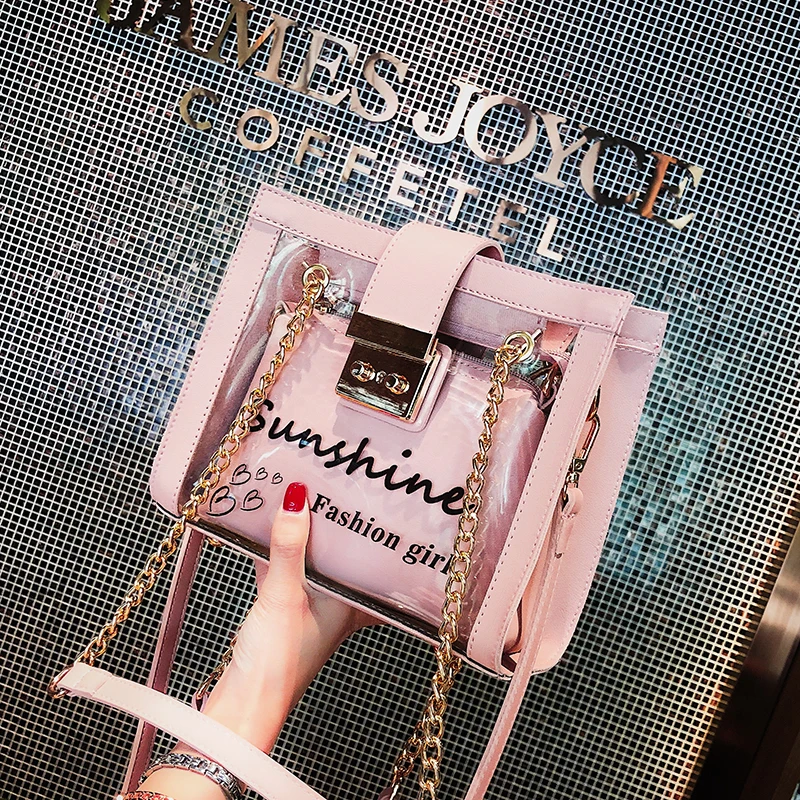 2020 Горячая Распродажа Новая женская прозрачная сумка Прозрачная ПВХ маленькая