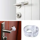 Прозрачные силиконовые двери предотвращают ранье света, защита стен, товары для дома, аксессуары для мебели