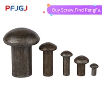 peng fa iron color gb867 round head iron rivet semi round head solid rivet m2m2 5m3m4m5m6m8m10m12m14 series