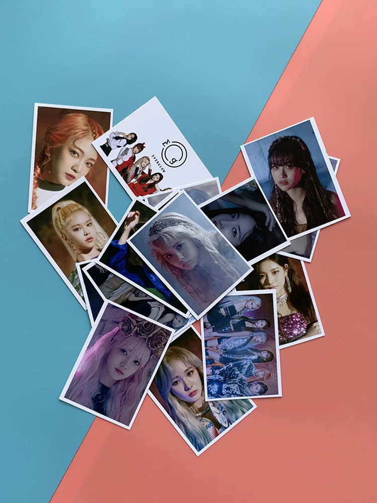 16 шт./компл. корейский KPOP Everglow альбом двухсторонний маленький набор карт ПВХ