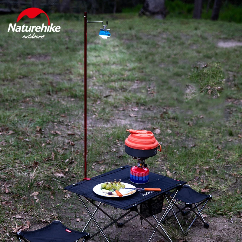 Naturehike оборудование для кемпинга на открытом воздухе портативный из сверхлегкого алюминиевого сплава легкий полюс складной кемпинг палатка легкий опорный стержень