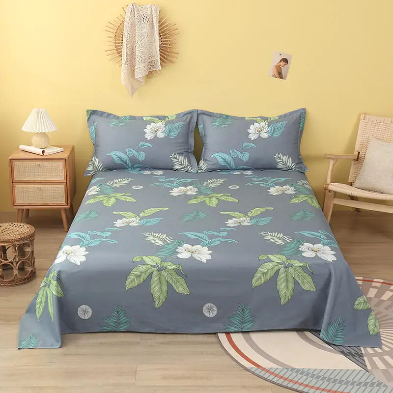 1 шт. плоский лист 100% хлопок Королевский размер цветочный принт для детей и