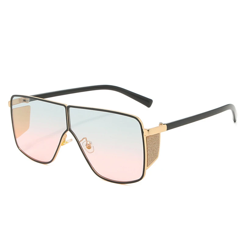 Солнцезащитные очки в стиле панк летние с градиентными линзами океане и море