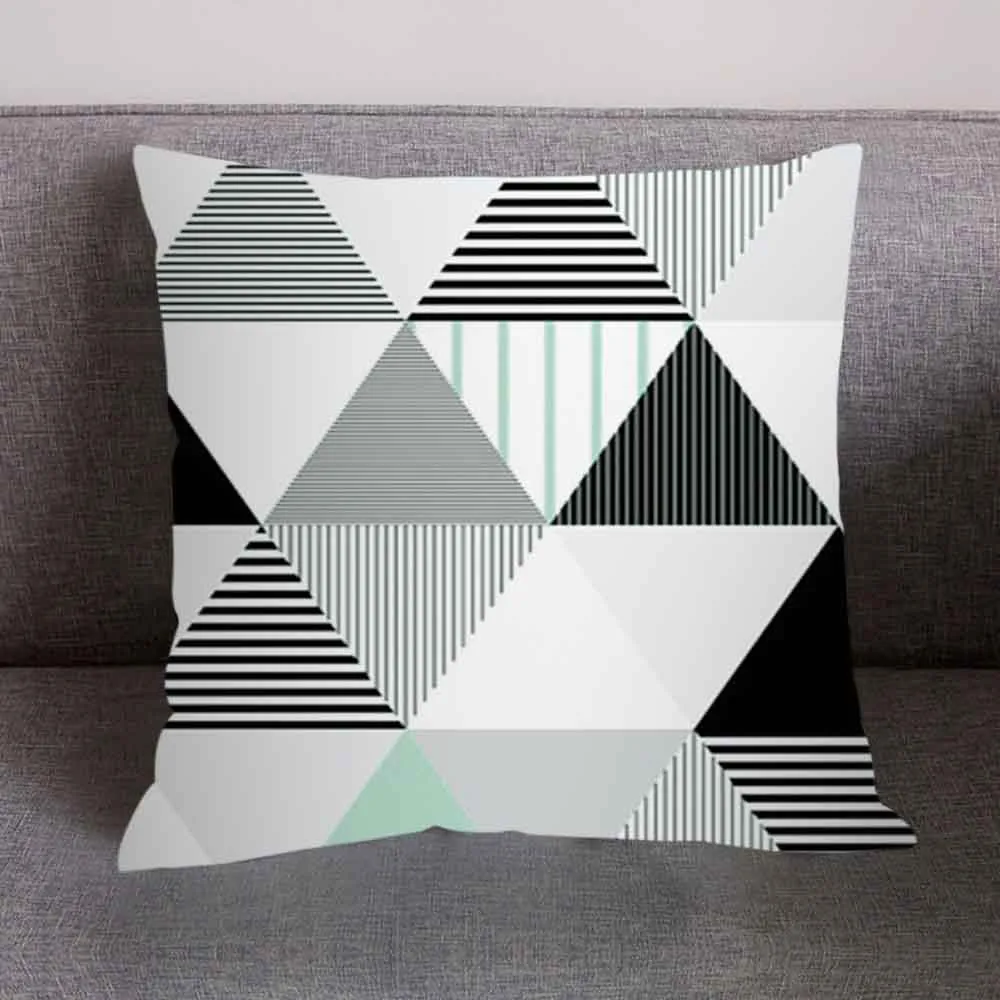 Наволочка для подушки с абстрактным рисунком декоративный цветной чехол
