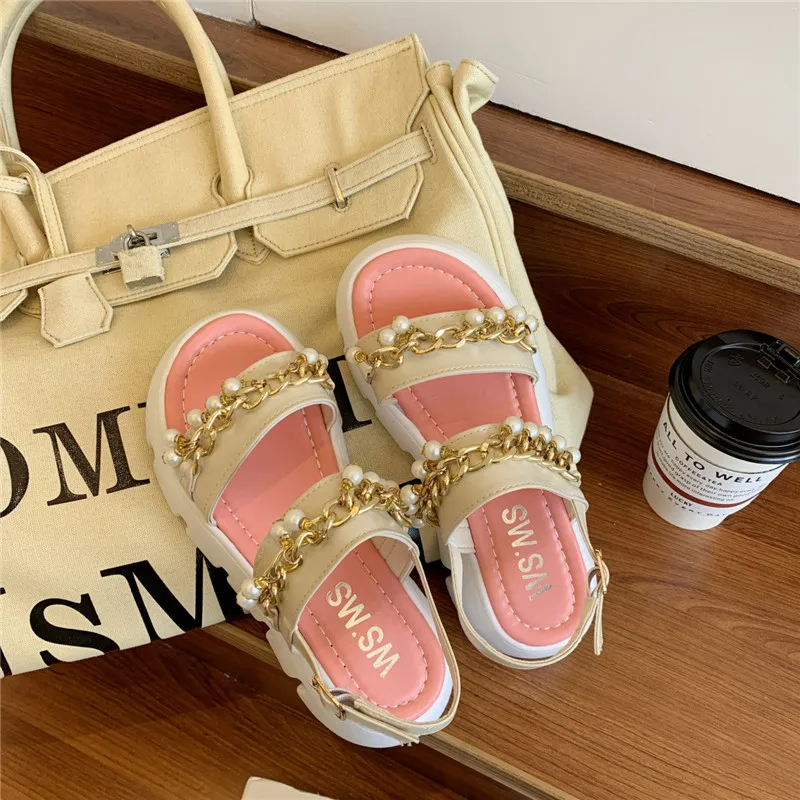 

2021 Sandals Women Shoes Summer Outdoor Open-Toed Non-Slip Wear-Resistant Platform Sandals Women Wedges Sports Sandalias Mujer