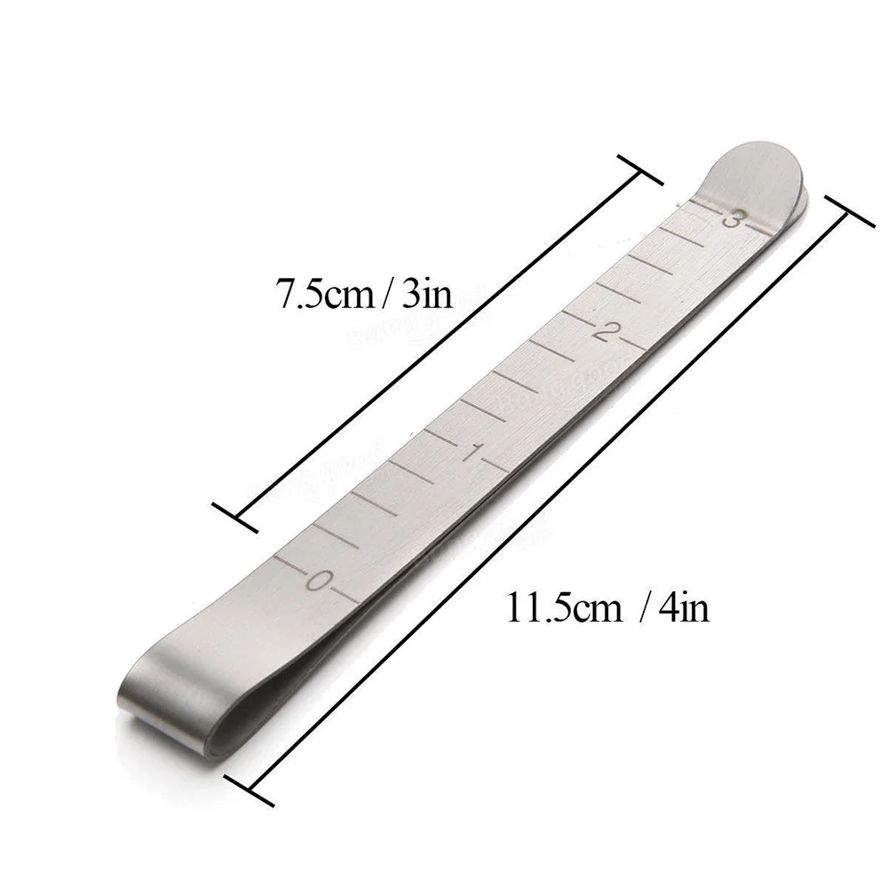 

Metal Sewing Crimping Clip Stainless Steel Hemming Clips Measurement Ruler For DIY Sewing Stitching Pinning Marking 20Pcs/Set