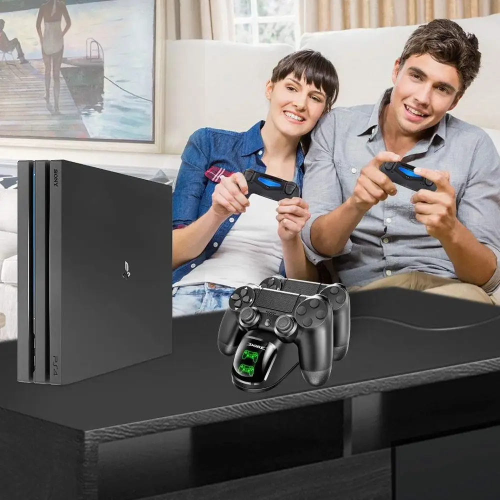 PS4 контроллер Зарядное устройство контроллера DualShock 4 док станция для зарядки с USB