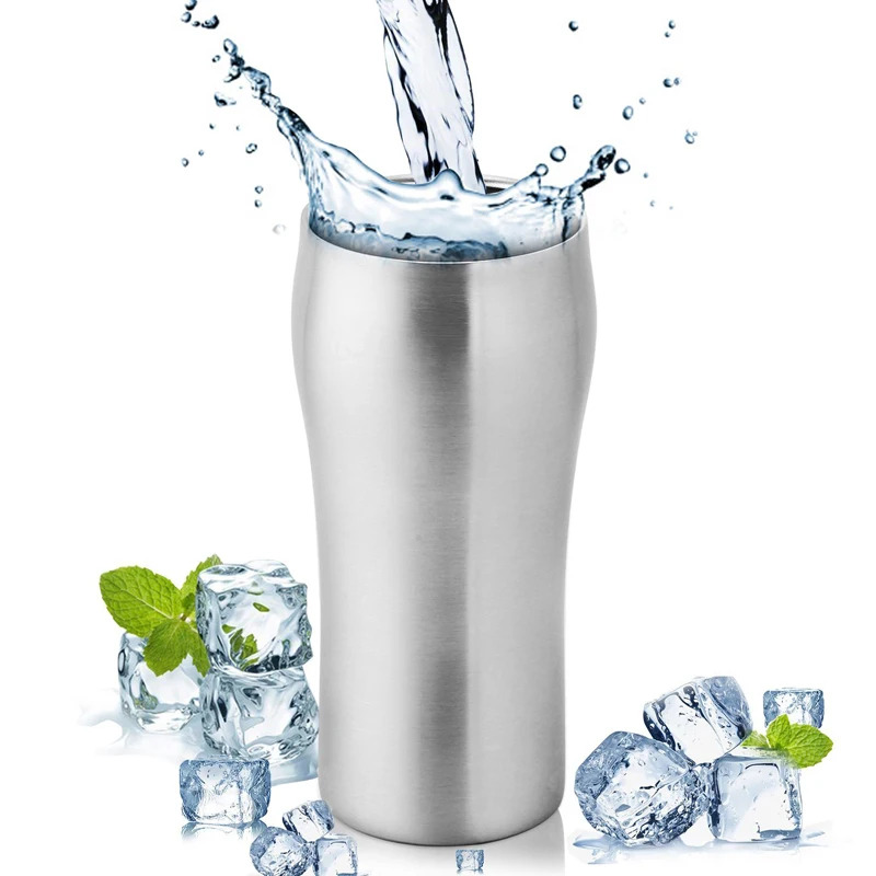 15 унций двухслойная чашка из нержавеющей стали с вакуумной изоляцией пивная