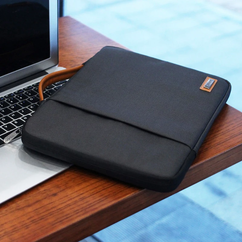 nidoo laptop sleeve bag macbook air pro 13 m1 case for 12 5 14 15 6 inch computer notebook bag waterproof protective briefcase free global shipping