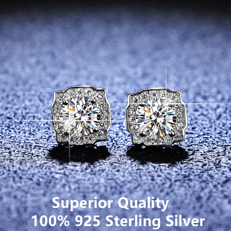 

925 Silver Earrings women's Stud Earrings lovely romantic engagement gifts exquisite jewelry wedding engagement gifts