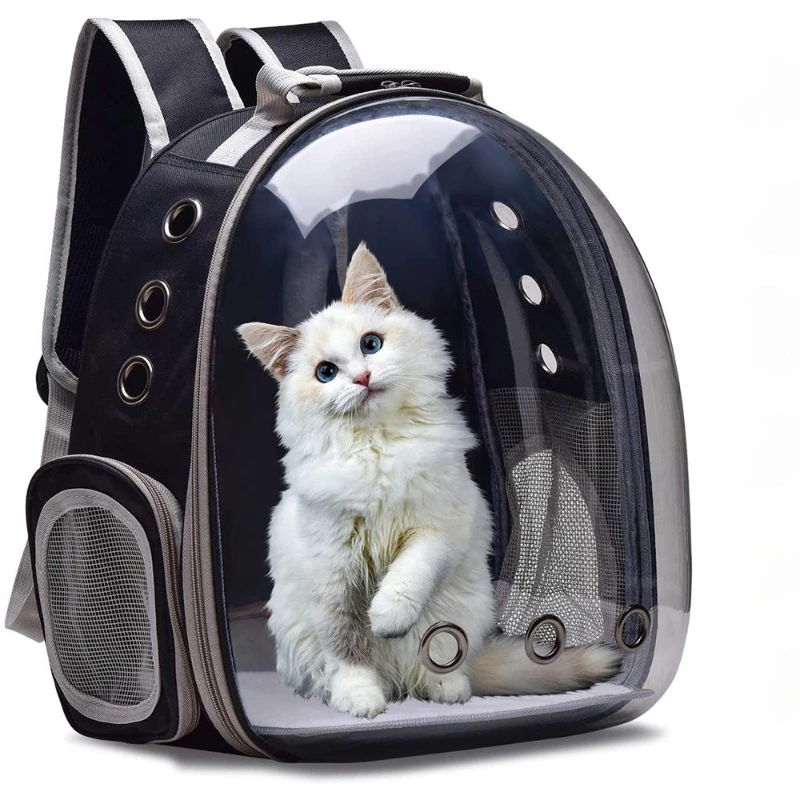 

Cat Carrier Bags Cat Cage Transport Backpack Bag Travel Pet Portable Breathable Dog Backpack Transparent Bag Carrier Pet For Cat