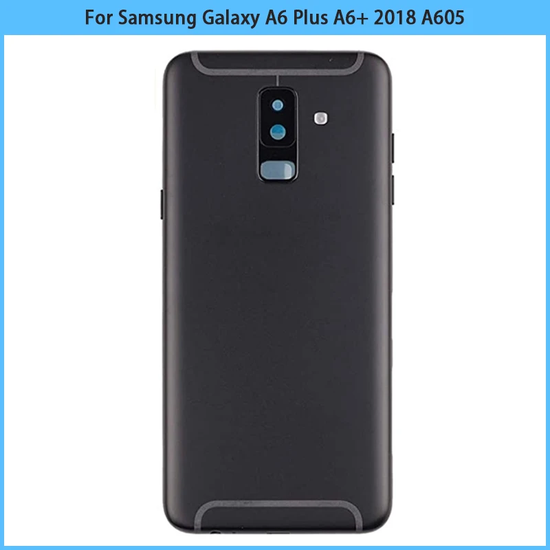 Новая крышка для аккумулятора A6 Plus Samsung Galaxy + 2018 A605 задняя кнопка регулировки