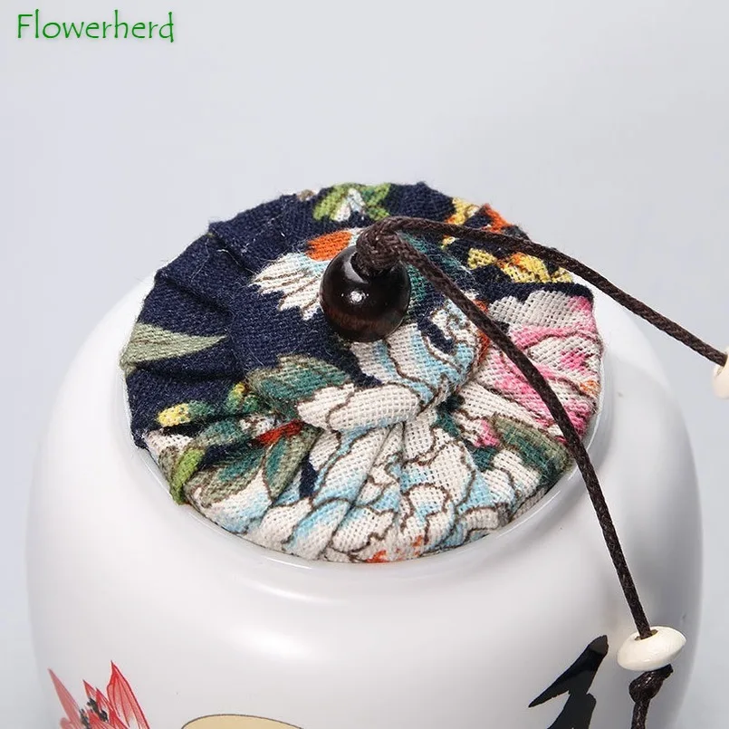 Керамическая фарфоровая чайная посуда герметичный резервуар портативная банка