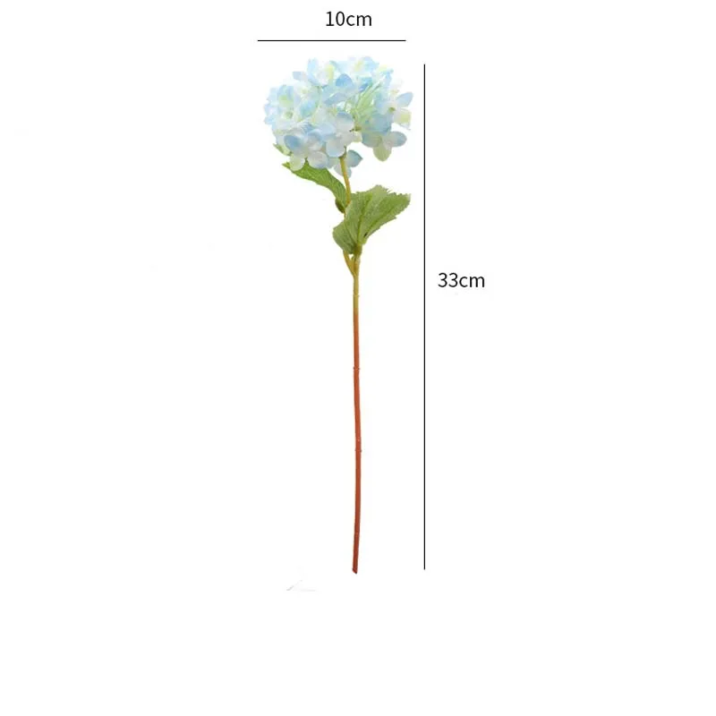 1 пучок 3 головы мини искусственная Гортензия цветок Свадебный букет Подставки