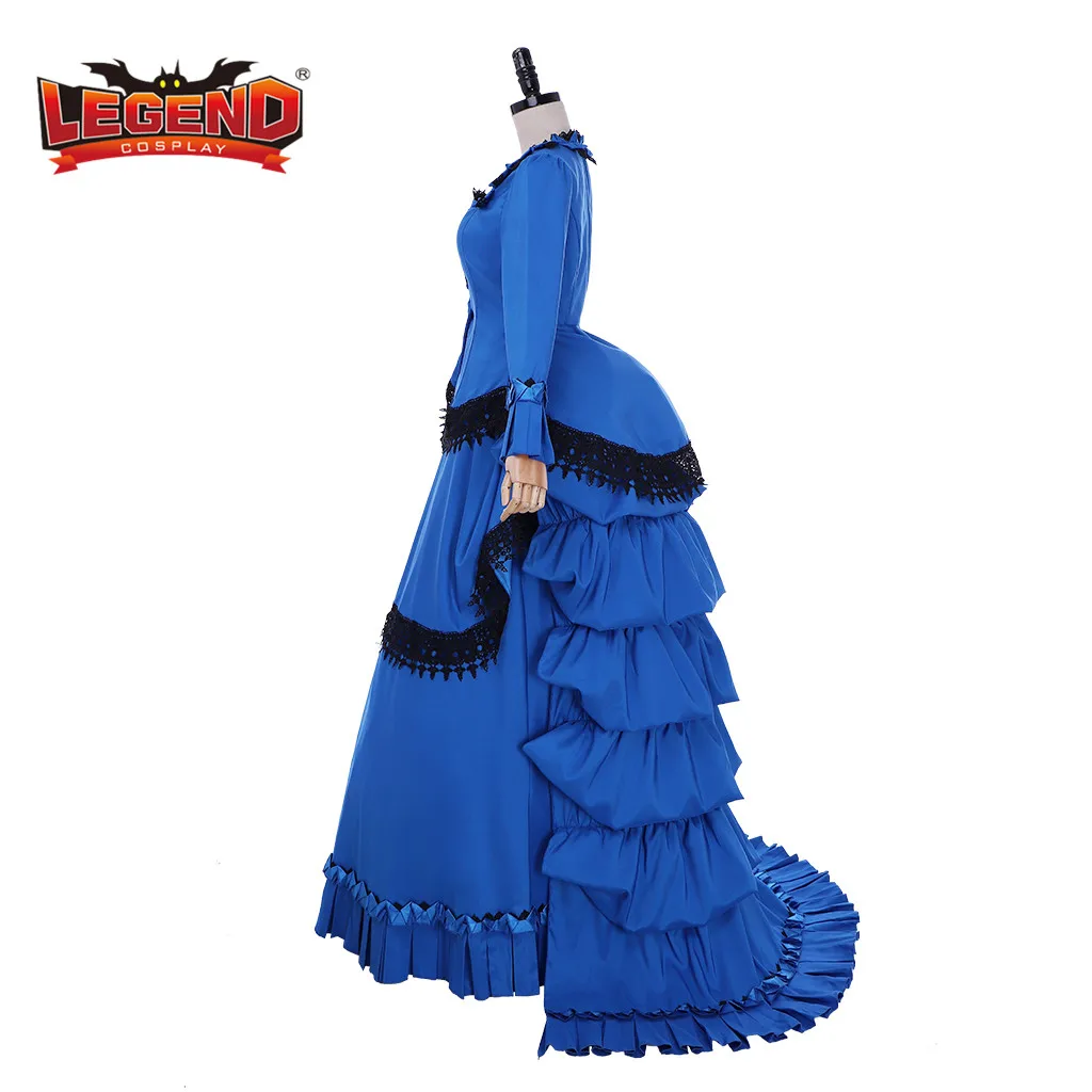 Женское платье в викторианском стиле винтажное готическое времен Гражданской