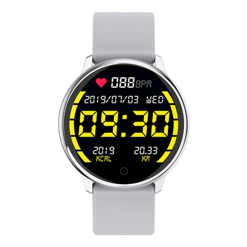 Silicone Band R7 Смарт-часы для мужчин, кровяное давление, пульсометр, монитор сна, умные часы для женщин, фитнес-трекер, напоминание о звонках, часы - Цвет: Silicone Band
