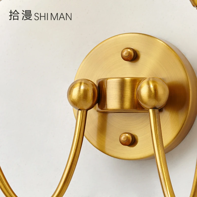 Современный настенный светильник со стеклянными шариками бра светодиодный для