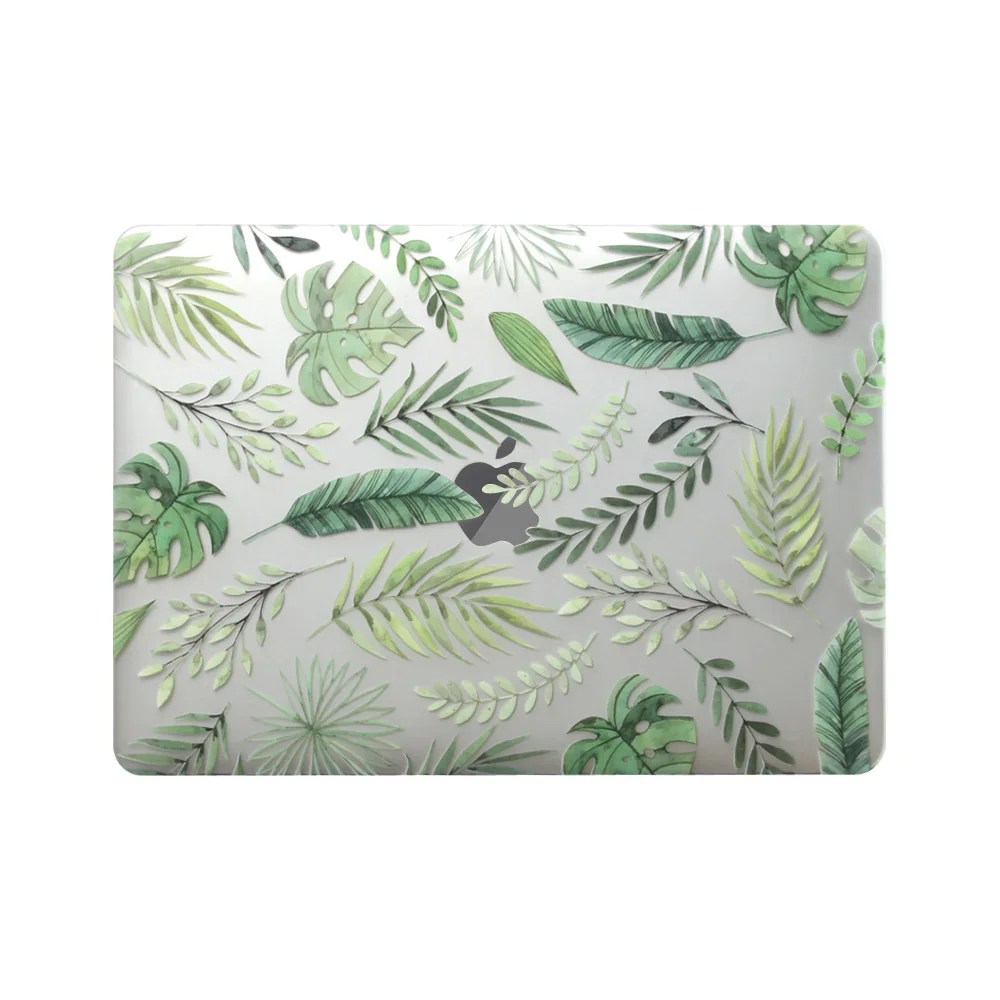 Новый 3D печать листья чехол для MacBook Air Pro retina 11 12 13 15 pro13 3 дюйма с сенсорной панелью