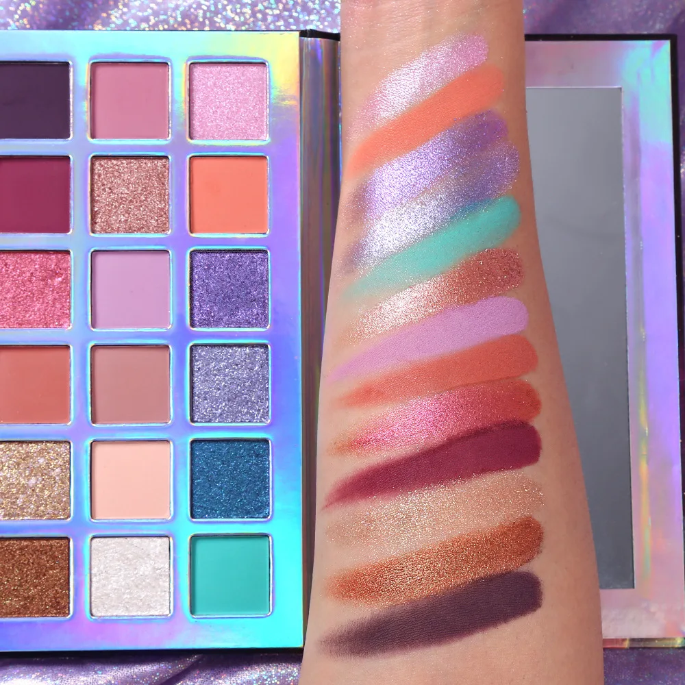 UCANBE брендовые 18 оттенков тени для век макияжная палитра Потрясающие