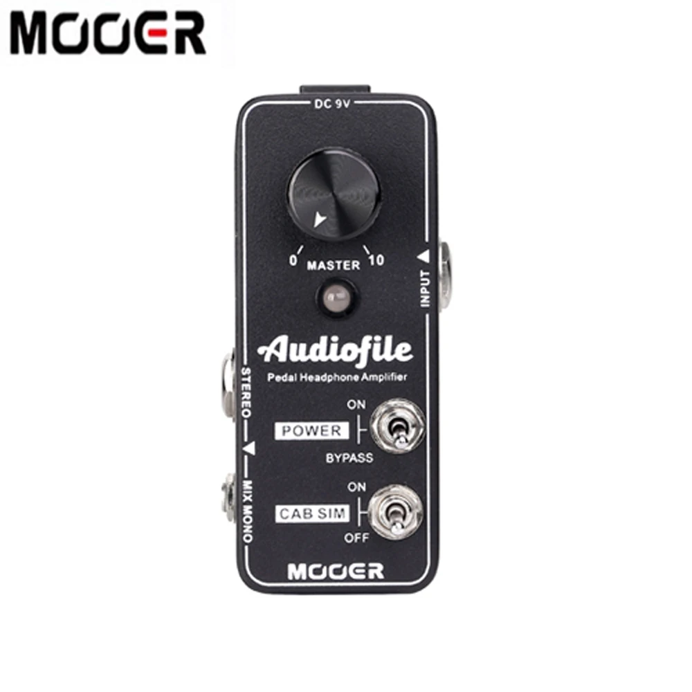 Усилитель для наушников MOOER педаль эффектов гитары Встроенный аналоговый