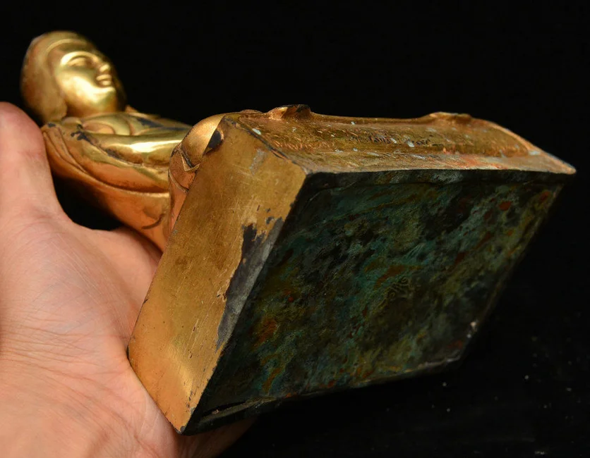 Старый тибетский буддизм Бронзовый свинка цонкапы лама Tsong хапа цонкапа статуя |