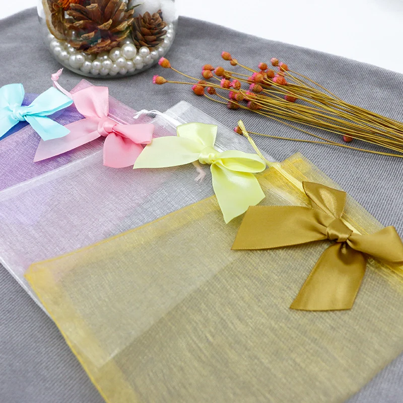 20 шт. мешочки из органзы с бантом | Дом и сад