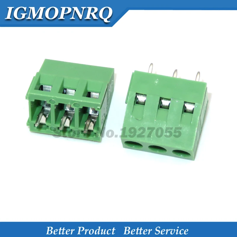 10 шт. KF128 KF301 KF350 2P 3P 5 мм 3 2PIN 3PIN терминал винт PCB Терминал Коннектор соединения
