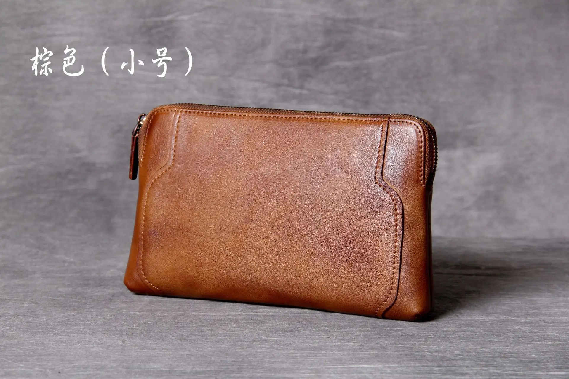 

Casual Retro Skeleton-skin Clutch Handbag Origional Handmade Man's Wallet Mobile Phone Bag