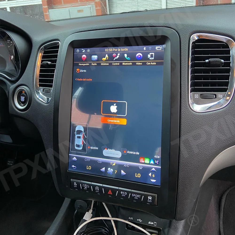 12 1 дюймовый Tesla style для Dodge Durango 2010-2020 Android мультимедийный автомобильный