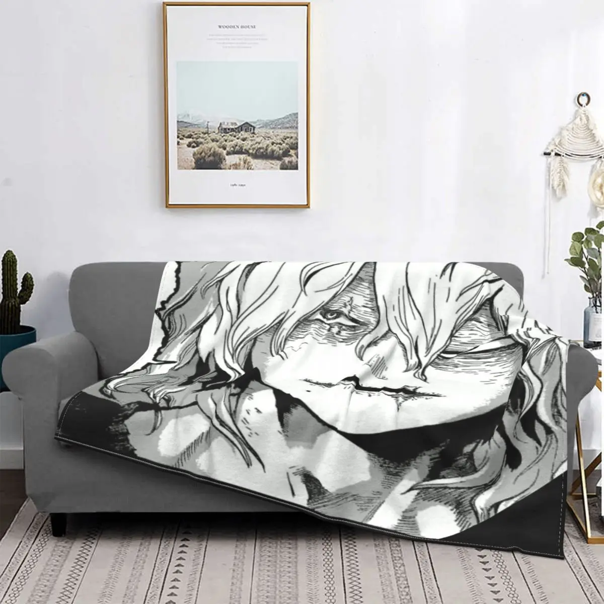 

Tomura Shigaraki Bha-Manta a cuadros para cama, cubrecмногофункциональные Чехлы для мягкой одежды, mantas dobles para cama