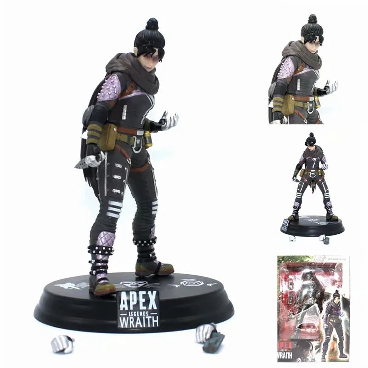 25 см оксидхаунд трекер Apex Legends Aciton фигурка Аниме игра блудхаунд Рейфы Следопыт Gibraltar ПВХ фигурка - Цвет: Pathfinder in box