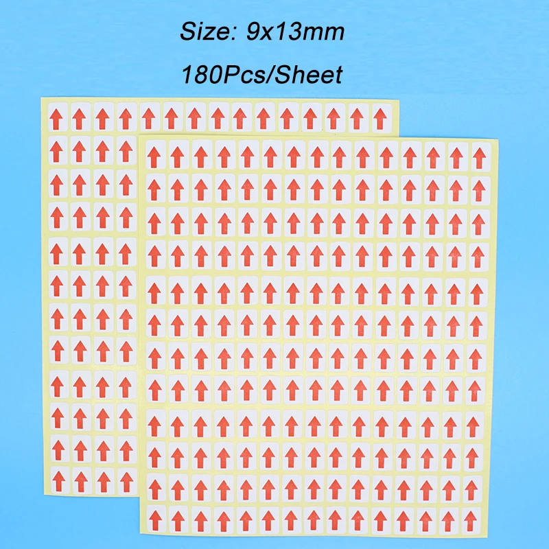 Diameter 6/8/10mm Creative Round Red Arrow Stickers Home Office School Supplies Fault Mistake Defectives Marking Label | Канцтовары для