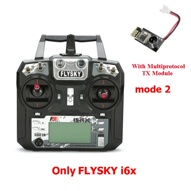 FLYSKY FS-i6X i6X 10CH 2,4 ГГц AFHDS 2A передатчика радиоуправляемой модели к компьютеру с X6B iA6B A8S приемник для RC Qaud небольшой гоночны - Цвет: M2Onlyi6Xw TX Module