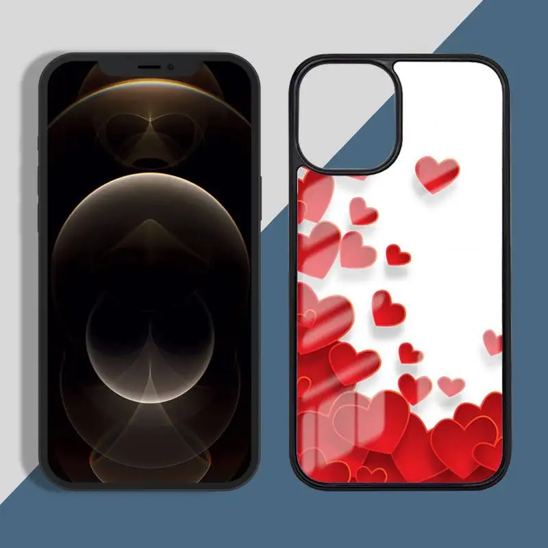 

Love pattern cute Phone Case for iPhone 11 12 pro XS MAX 8 7 6 6S Plus X 5S SE 2020 XR Hard PC