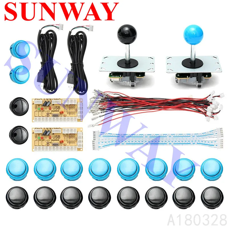 

Аркадная игровая машина DIY комплекты USB контроллер-кодировщик PC джойстик с 20 кнопками + ДЖОЙСТИК + кабель набор аркадных джойстиков