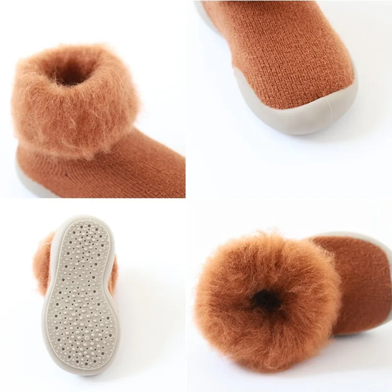 Детские носки обувь желтого цвета для девочек и мальчиков нескользящие детские