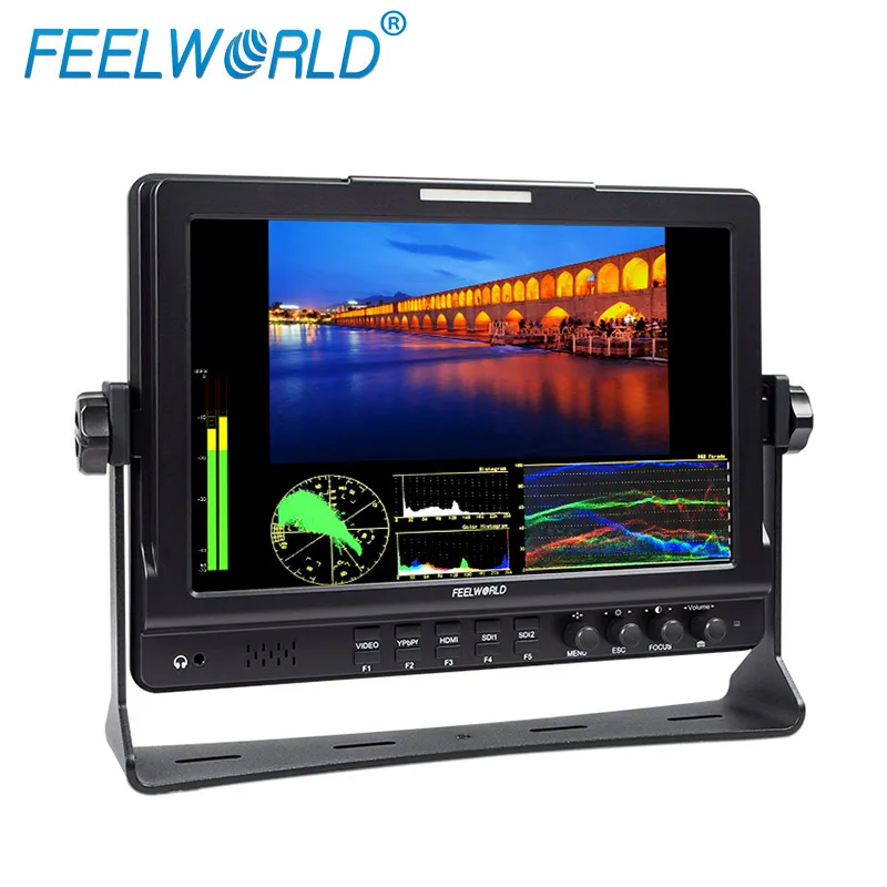 Verkaufen Feelworld 10,1 Zoll HDMI SDI LCD Monitor IPS Panel 1280x800 Studio Teleprompter FW1019