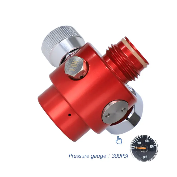 CO2 тегулятор G1/2 регулятор давления CO2 ЦИЛИНДР клапан 0-300PSI Пейнтбол сжатия воздуха/Co2 Регулируемый регулятор
