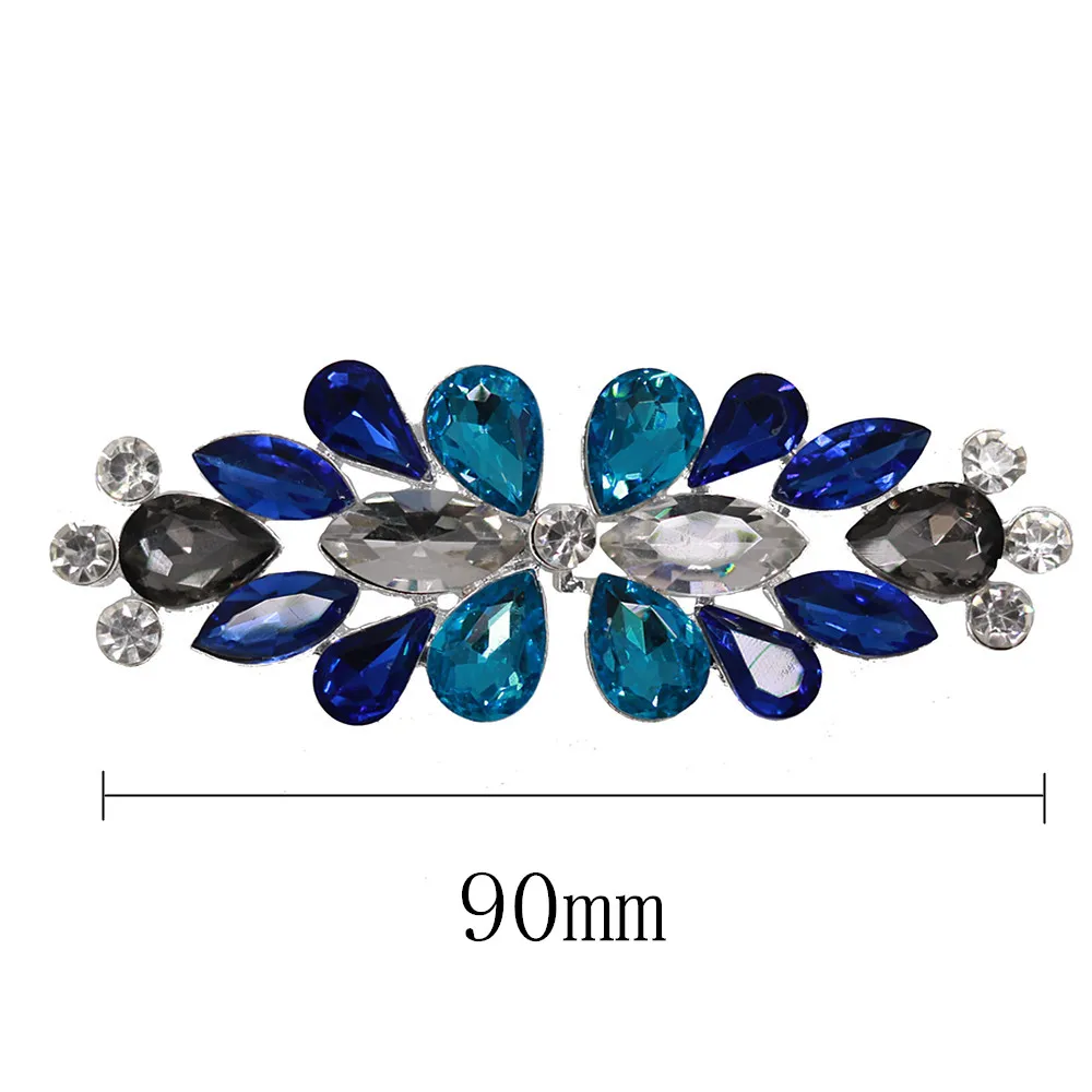 Хорошее качество 90 мм металлические стразы пуговицы для украшения свитера