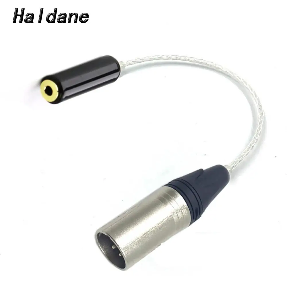 Холдейн Hi Fi 8 ядер с серебряным покрытием 4pin зарядный кабель разъемом папа 2 5 мм Trrs