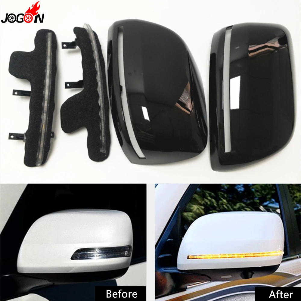 LED Dynamic Turn Signal Blinker Sequential Side Wing Mirror Indicator Light Lamp For Toyota Land Cruiser Prado FJ150 J150 10-20 |