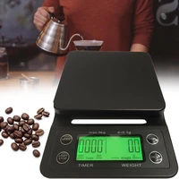 3kg0 1g 5kg0 1g drip coffee scale with timer portable electronic digital kitchen scale high precision lcd electronic scales