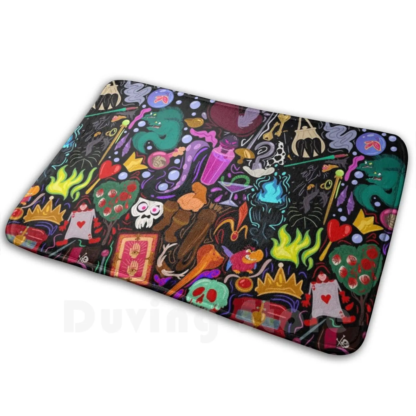 

Magical Villains Carpet Mat Rug Cushion Soft Non - Slip Wdw Villain Ursula Queen Evil