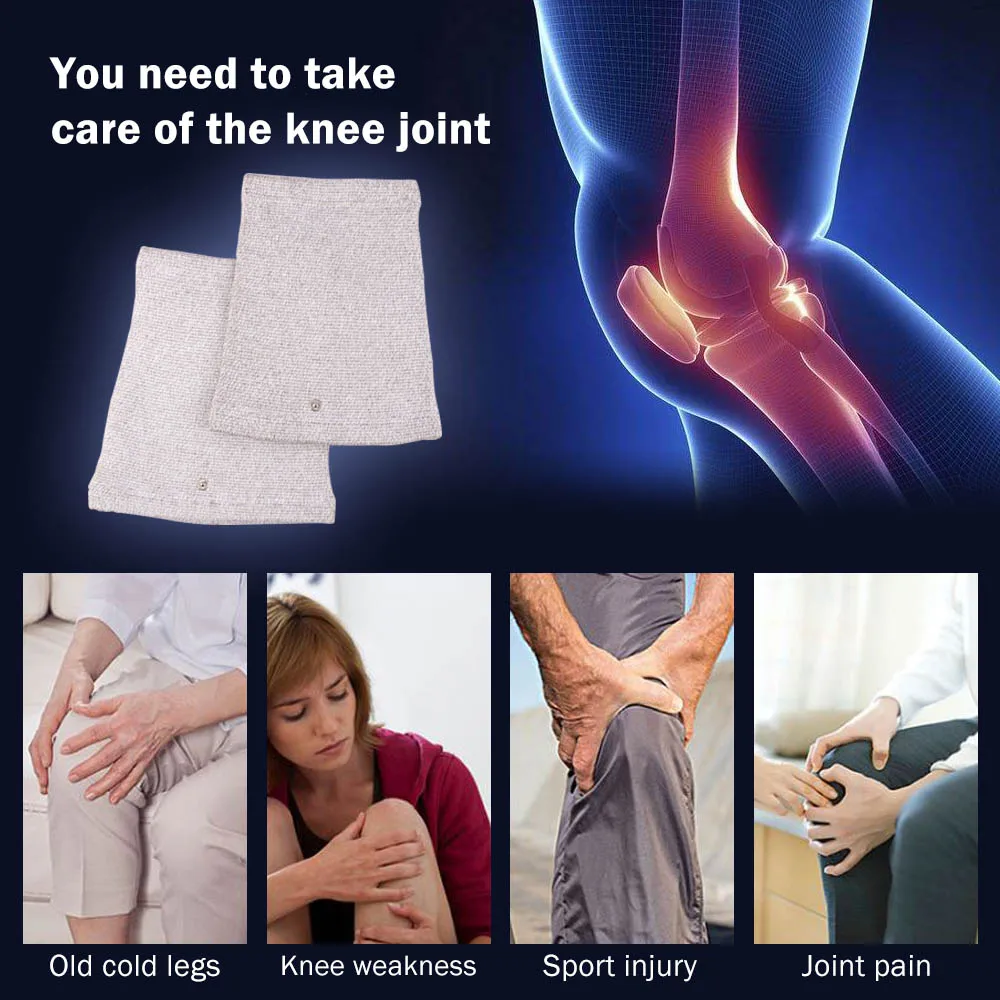 

Conductive Knee Pads for TENS Unit EMS Electrode Therapy Machine Electrotherapy Acupuncture Physical Physiotherapy Health Care