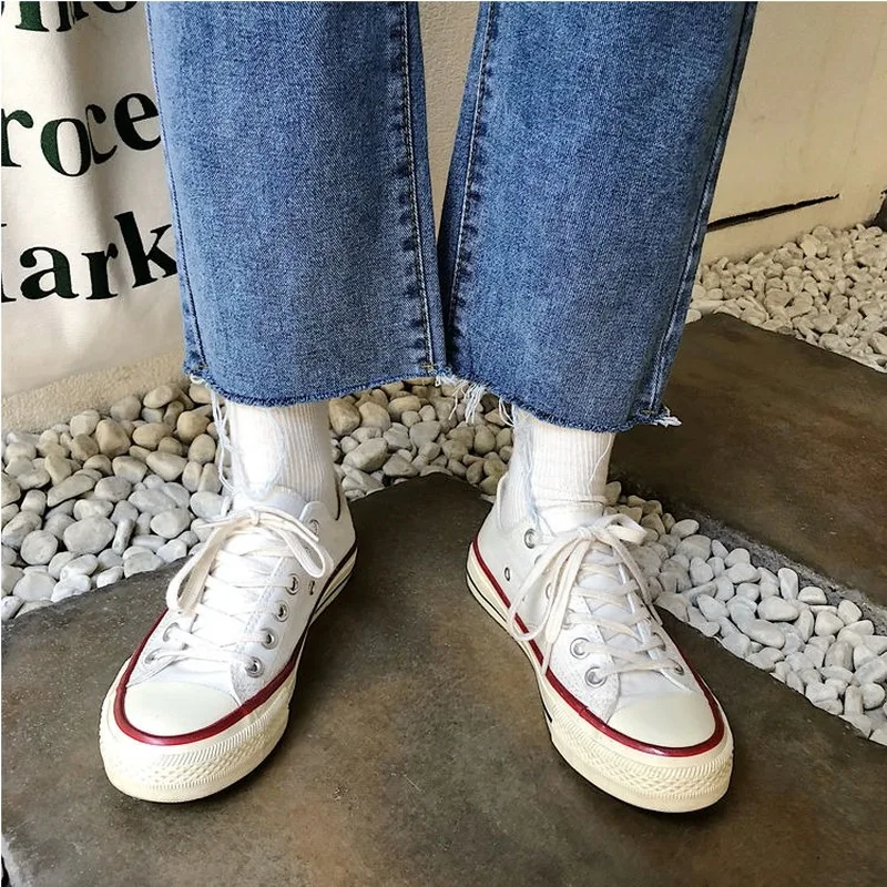 

Jeans Women High Waist Straight All-match Students Simple Denim Blue Vintage Womens Trousers Fashion Streetwear Harajuku Casual