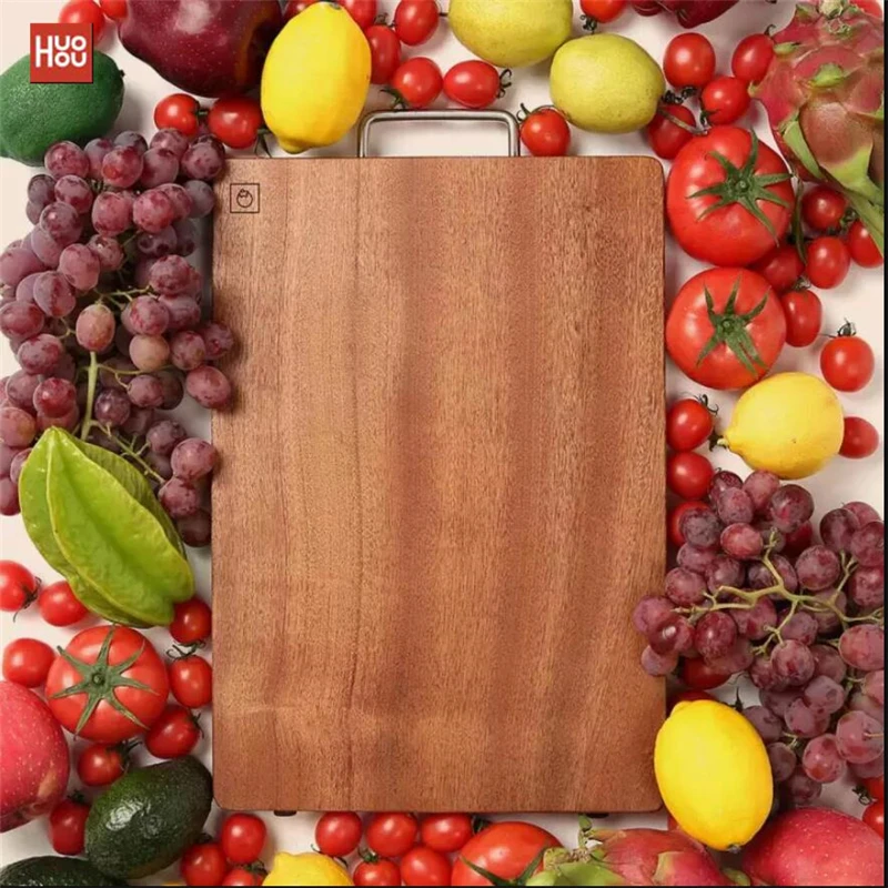 Оригинальный Huohou деревянный разделочный блок для мяса фрукты овощной бар