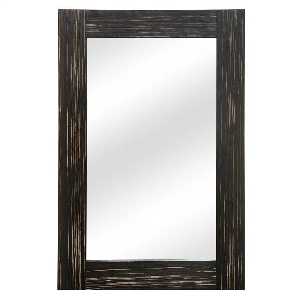 

Wood Glass Rectangular Decorative Mirror 59.69*3.99*90.17cm Rustic Farmhouse Mirror for Home Decoration