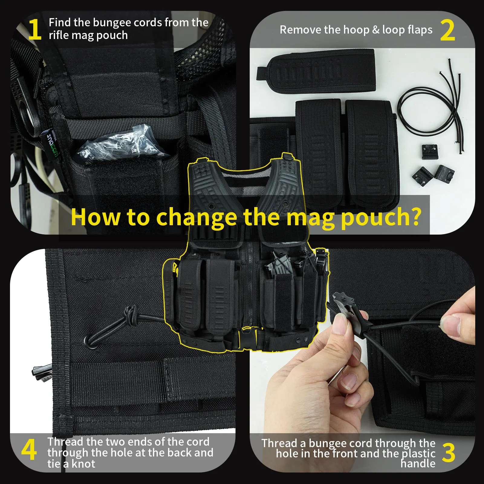 Модульный тактический жилет MGFLASHFORCE с лазерной огранкой облегченный модульный