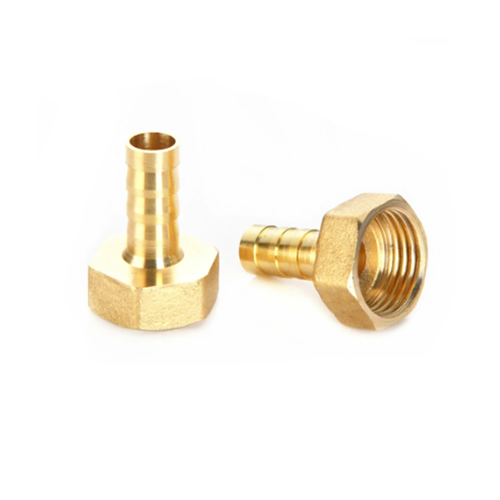 

2 pcs 4mm-19mm Barb Tail 1/8" 1/4" 1/2" 3/8" BSP Female Thread Brass Hose Fitting Copper Connector Joint Coupler Adapter